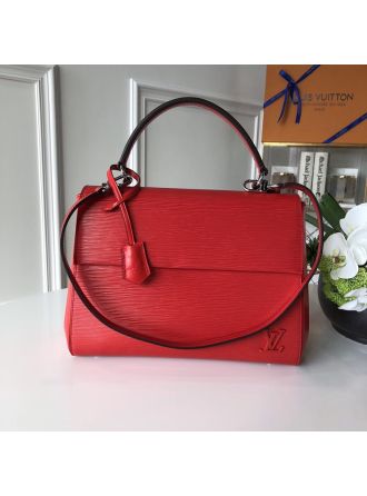 #M41333 Louis Vuitton 2019 Épi inspires Nicolas Ghesquière Cluny MM-Coquelicot