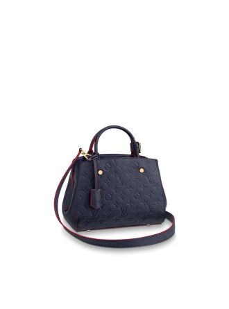 #M42747 Louis Vuitton 2019 Montaigne BB-Marine rouge