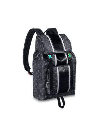 M43409 Louis Vuitton 2017 Men Premium Monogram Eclipse Zack Backpack