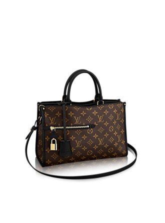 M43435 Louis Vuitton 2017 Fall Premium Monogram Popincourt Bag MM-Black