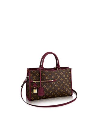 M43462 Louis Vuitton 2017 Fall Premium Monogram Popincourt Bag MM-Deep Red