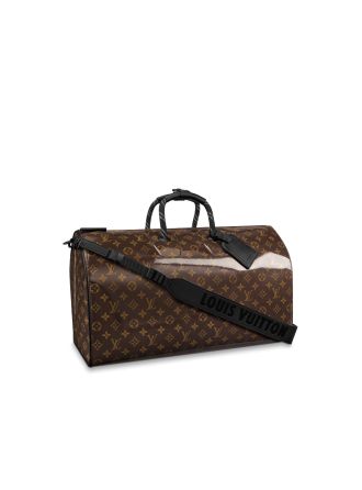 #M43899 Louis Vuitton 2018 Keepall Bandoulière 50-Monogram Glaze