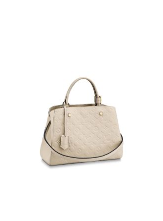 #M44061 Louis Vuitton Monogram Empreinte Montaigne MM-Cream