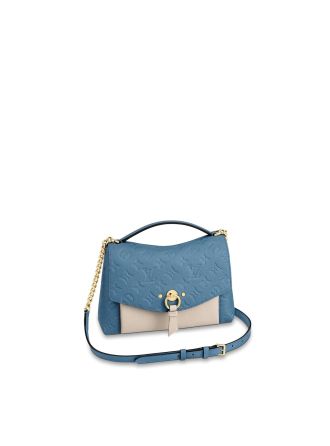 #M44308 Louis Vuitton Monogram Empreinte Blanche BB-Jean Blue