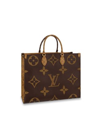 #M44576 Louis Vuitton 2019 Monogram Giant Onthego Tote Bag