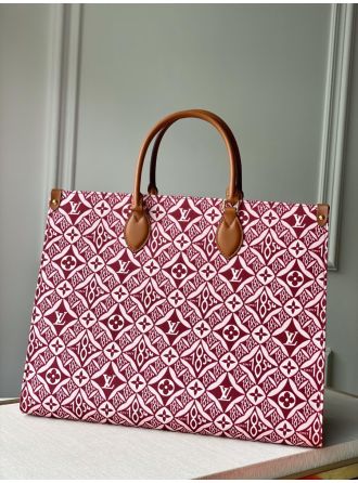 #M44576 Louis Vuitton 2020 Spring Onthego GM-Red