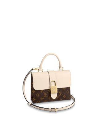 #M44653 Louis Vuitton Monogram Canvas LOCKY BB-Cream