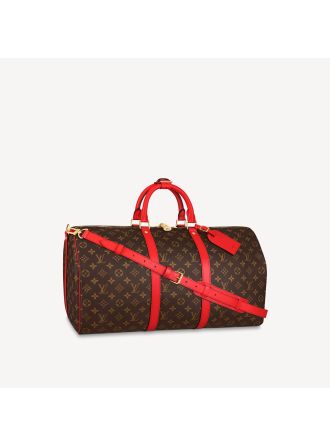 #M44740 Louis Vuitton Summer Edition Classic Monogram Canva Keepall Bandouliere 50