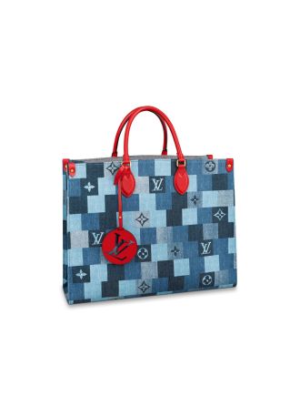#M44992 Louis Vuitton 2020 Monogram Denim Onthego GM