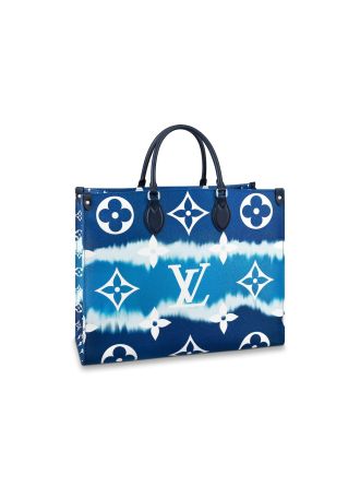 #M45120 Louis Vuitton 2020 LV Escale Onthego GM-Blue