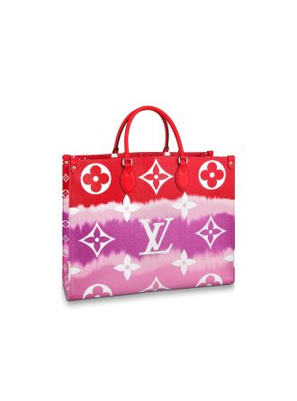#M45121 Louis Vuitton 2020 LV Escale Onthego GM-Red