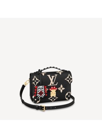 #M45385 LV CRAFTY POCHETTE MÉTIS-Black