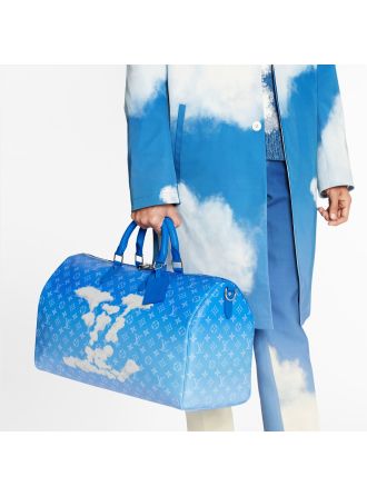 #M45428 Louis Vuitton Keepall Bandouliere 50 “Clouds” Virgil Abloh