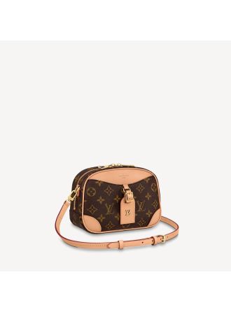 #M45528 Louis Vuitton Monogram Canvas Deauville Mini