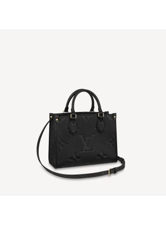 #M45653 Louis Vuitton Monogram Empreinte OnTheGo PM-Black