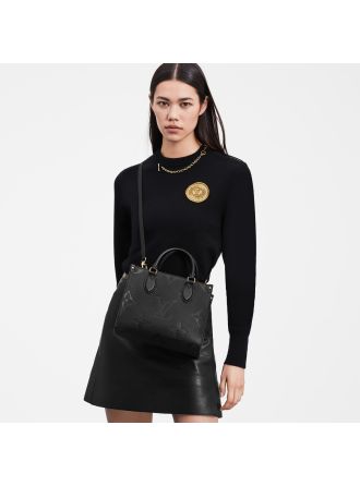 #M45653 Louis Vuitton Monogram Empreinte OnTheGo PM-Black