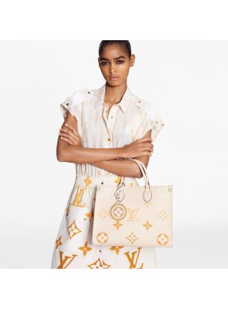 #M45717 Louis Vuitton Monogram Empreinte By The Pool Collection OnTheGo MM-Cream
