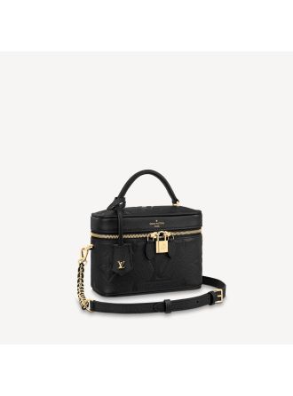 #M45598 Louis Vuitton Giant Monogram Vanity PM-Black