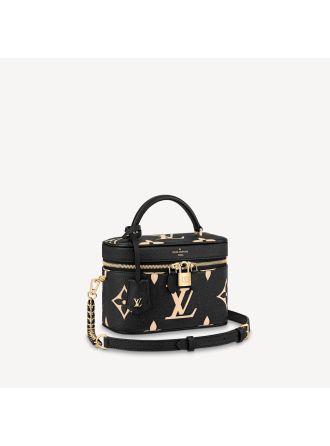 #M45780 Louis Vuitton Giant Monogram Vanity PM-Black/Cream