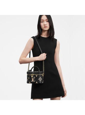 #M45780 Louis Vuitton Giant Monogram Vanity PM-Black/Cream