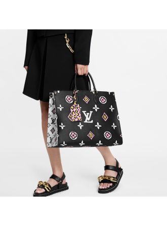 #M45815 Louis Vuitton Monogram Coated OnTheGo GM Tote Bag