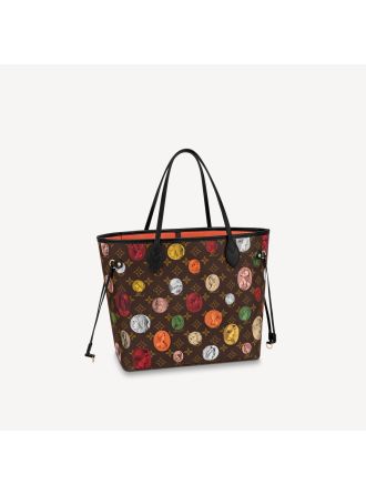 #M45923 Louis Vuitton LVxFornasetti Monogram Cameo Neverfull MM Tote Bag