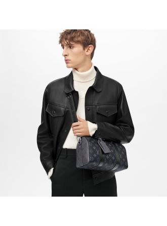 #M45936 Louis Vuitton Monogram Eclipse City Keepall Bag