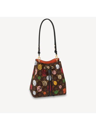 #M45956 Louis Vuitton LVxFornasetti Monogram Cameo NéoNoé MM Bag