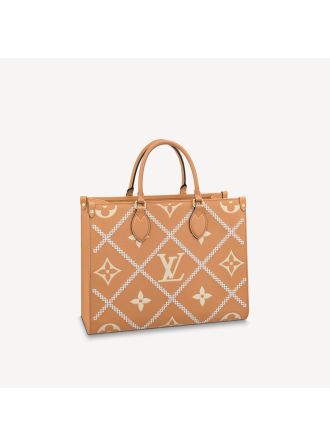 #M46015 Louis Vuitton Monogram Empreinte Onthego MM Tote