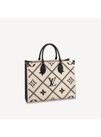 #M46016 Louis Vuitton Monogram Empreinte Onthego MM Tote