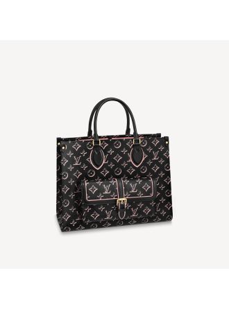 #M46154 Louis Vuitton Monogram Coated OnTheGo MM Tote Bag