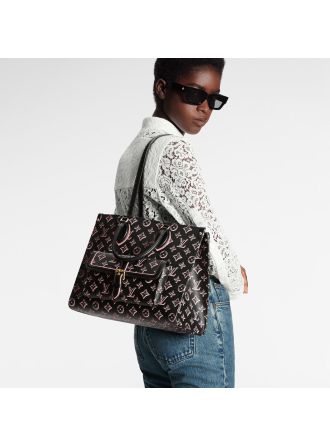 #M46154 Louis Vuitton Monogram Coated OnTheGo MM Tote Bag