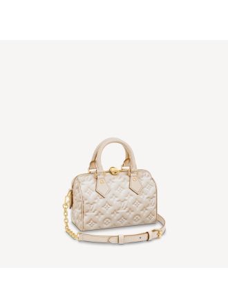 #M46163 Louis Vuitton Sprayed Grained Speedy Bandoulière 20 Bag