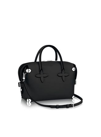 #M50346 Louis Vuitton 2015 GARANCE Soft Leather Handbag-Black