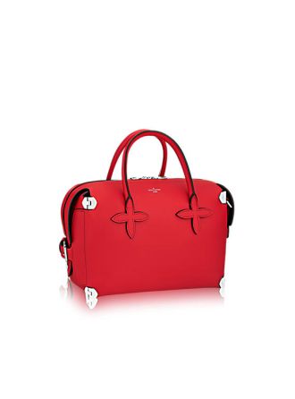 #M50347 Louis Vuitton 2015 GARANCE Soft Leather Handbag-Red