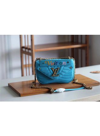 #M51936 Louis Vuitton 2018 Premium New Wave Chain Bag PM-Malibu Green