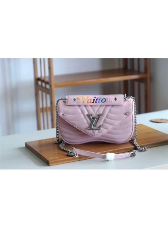 #M51944 Louis Vuitton 2018 Premium New Wave Chain Bag MM-Smoothie Pink