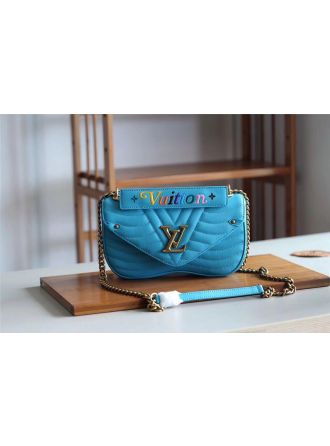 #M51946 Louis Vuitton 2018 Premium New Wave Chain Bag MM-Malibu Green