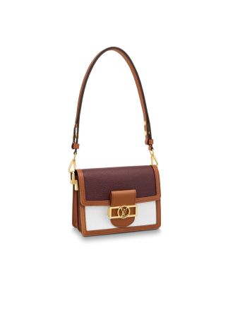 #M53806 Louis Vuitton 2019 Mini Dauphine Blackberry / Snow