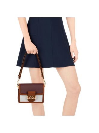 #M53806 Louis Vuitton 2019 Mini Dauphine Blackberry / Snow