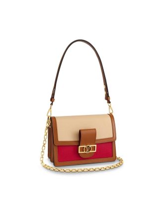 #M53830 Louis Vuitton 2019 Dauphine MM Panama / Scarlet