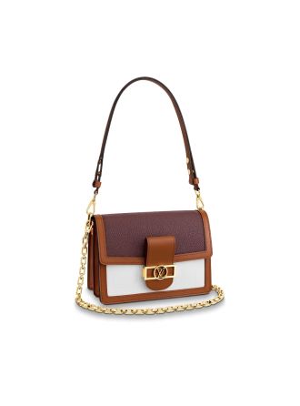 #M53868 Louis Vuitton 2019 Dauphine MM Blackberry / Snow