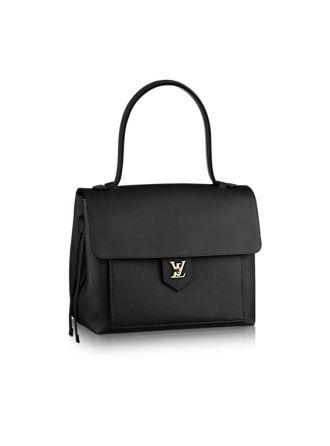 #M54008 Louis Vuitton 2015 LockMe PM Handbag-Black