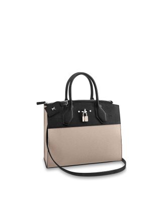 #M54314 Louis Vuitton Pre-Fall 2019 City Steamer MM-Noir Beige