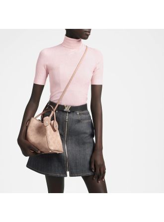 #M54353 Louis Vuitton Mahina Leather Hina PM-Magnolia Pink