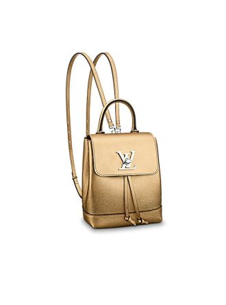 M54575 Louis Vuitton 2018 Premium Calfskin Leather Lockme Backpack