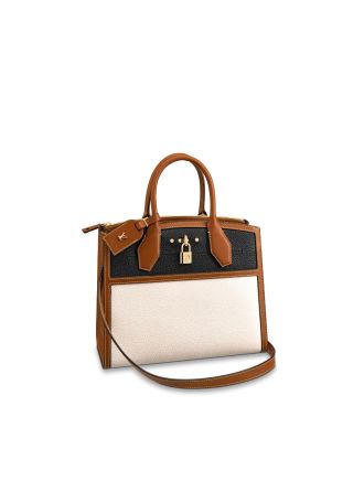 #M55062 Louis Vuitton Pre-Fall 2019 City Steamer MM-Black/White