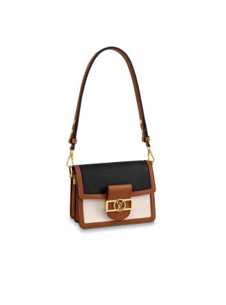 #M55073 Louis Vuitton 2019 Mini Dauphine Noir Blanc
