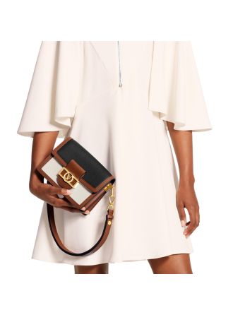#M55073 Louis Vuitton 2019 Mini Dauphine Noir Blanc