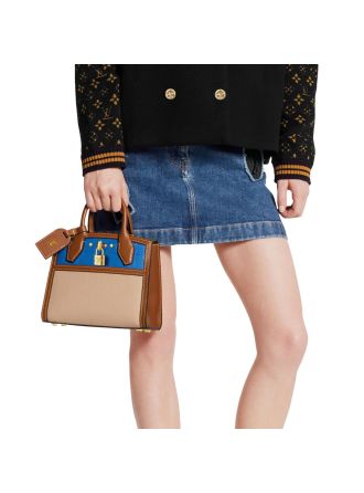 #M55099 Louis Vuitton Pre-Fall 2019 City Steamer Mini-Blue/Beige